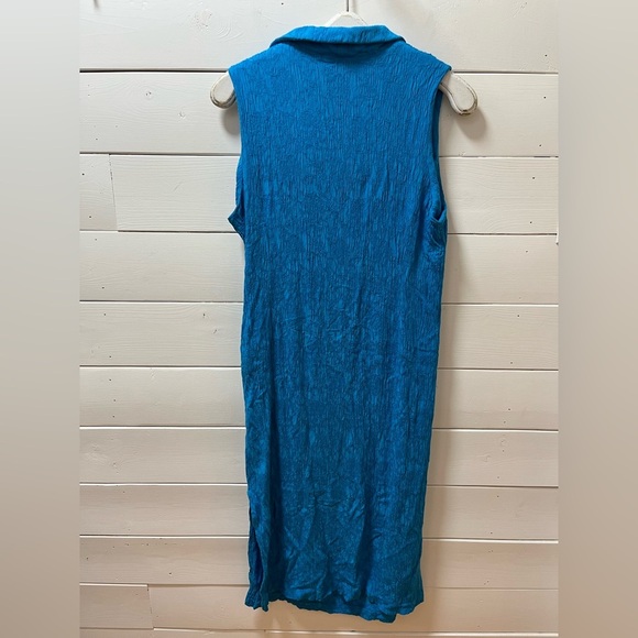 DONNA RICCO - Blue Sleeveless Dress Size 20W - Picture 5 of 11